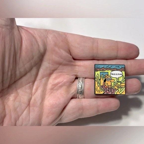 Gunshow ‘On Fire’ Comic - This is  fine. Meme Pin 🔥 - Picture 4 of 5